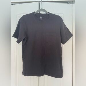 BDG Black Short-Sleeve Pocket Crewneck Tee